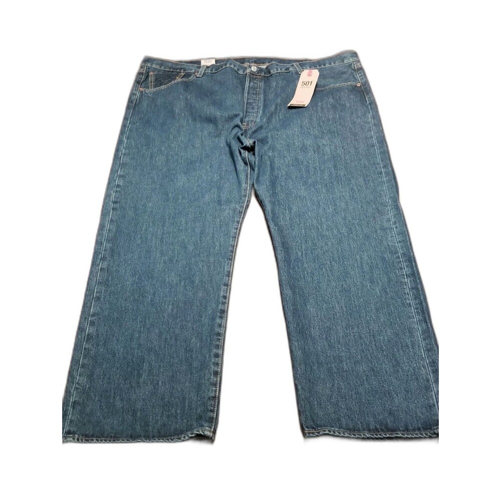 NWT Levi's 501 Original Jeans Men Size 48x29 Blue Bitton Fly 100% Cotton (48×28)